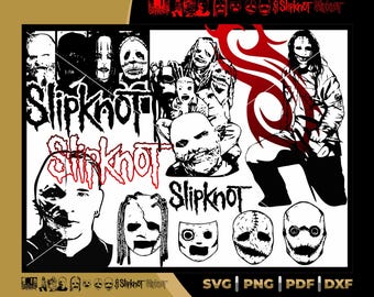 Slipknot svg, Slipknot svg bundle, design for Slipknot, Slipknot pdf, rock band design for cricut, Slipknot design, Slipknot png