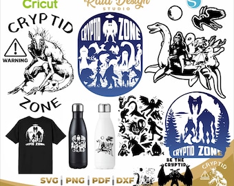 Cryptid collection quotes, Mothman svg, UFO animated svg, Loch ness svg, Chupacabra design, Cryptid zone design