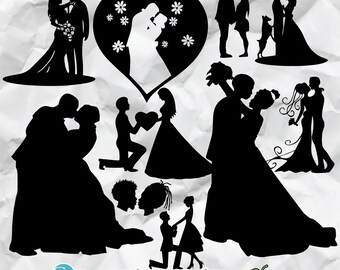 Married couple silhouette, married couple svg, married designs, love couple designs, couple designs, couple silhouette, couple lineart, svg