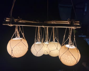 Trader Sams Inspired White Pearl Tiki Light Display