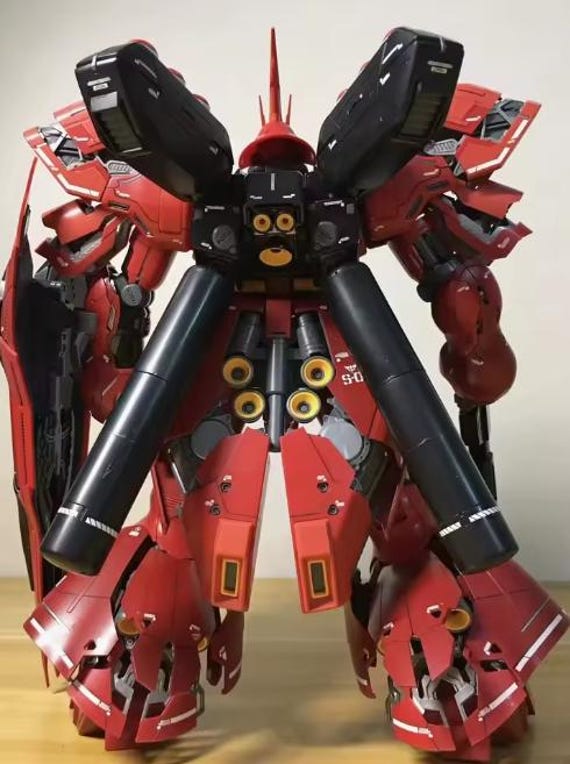 Gundam Sazabi STL File – 3D Printable Mecha Model Kit, Sci-fi