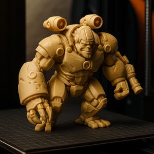 Titan Ape X-01 | Futuristic Mecha Gorilla Mech STL File – Robotic Kong-Style 3D Model for Printing