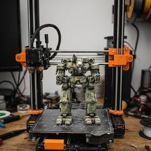 BattleTech Mech STL File – 3D Printable War Robot for Tabletop Gaming
