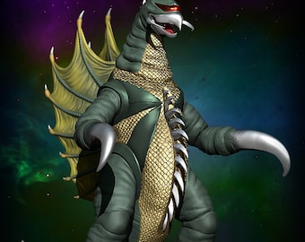Mecha Gigan 3D Figure STL File