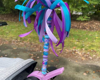 Stroller Flag - Blue & Purple