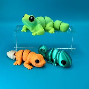 3D Printed Reptile Fidget Set | 3D Printed Animals