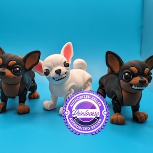 Flexi Chihuahua 3D Printed Toy