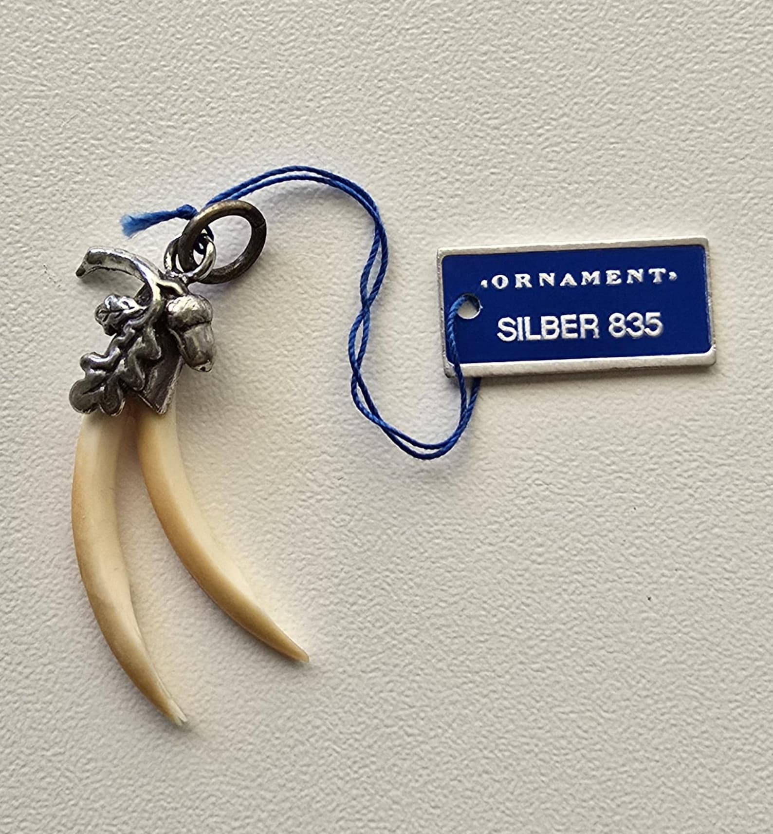 German Bavarian Charivari Silver Pendant from the 1970th