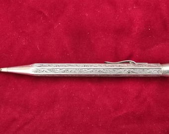 Antique Gold Filled Victorian Twisted Telescopic Pencil by LW
