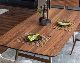 Esszimmertisch Esstisch Tisch Essecke Holz Baun Esszimmer Design Tische