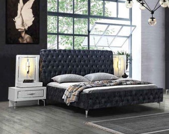 Lits Lits rembourrés Sommiers en bois Sommiers en bois Chesterfield