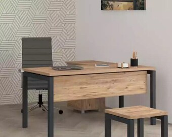 Arbeitszimmer Holz schreibtische Büromöbel Schreibtisch Computertisch Luxus
