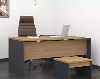 Eckschreibtisch Büro Möbel Holz Tisch Arbeitstisch Bürotisch Office 180x140