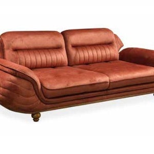 Sofa 3 Seater Armchair Living Room Sofa Sofas Armchair Fabric Furniture Luxury Set New image 4
