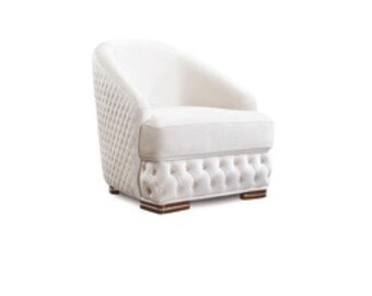 Fauteuil 1 place blanc Chesterfield Relax Design mobilier italien mobilier