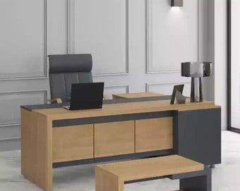 Eckscreibtisch Büroeinrichtungsmöbel Arbeitstisch Chef Möbel Office Neu Tisch