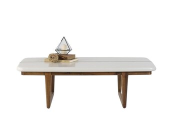 Table basse table basse table en bois table d'appoint bois blanc meuble de salon neuf