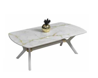 Coffee table furniture table living room side table wood stainless steel tables furniture