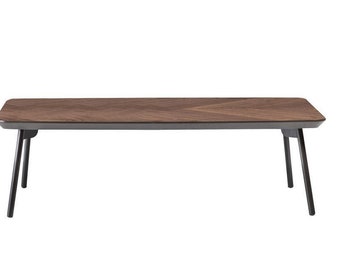 Table basse longue table d'appoint table basse table en bois marron neuf