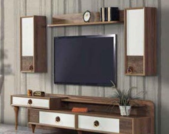 rtv lowboard Wohnzimmer Möbel Sideboard Wandregal tv Schrank Regal lowboards