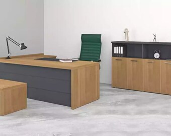 Ensemble d'étude, armoires de bureau, table basse, mobilier de bureau