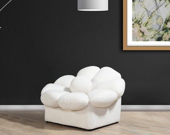 Fauteuil de luxe salon de télévision club chaise relax mobilier d'ameublement textile