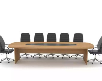 Table de conférence, salle d'étude, nouveau mobilier de bureau moderne, table de réunion