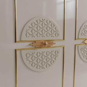 Armoire de Chambre à Coucher Meubles de Design Moderne en Bois de Luxe Blanc image 2