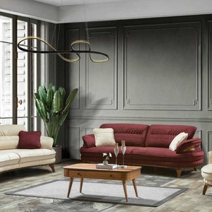 Sessel Luxus Design Textil Wohnzimmer Klassisches Stil Möbel Lounge Lehnstuhl Bild 2