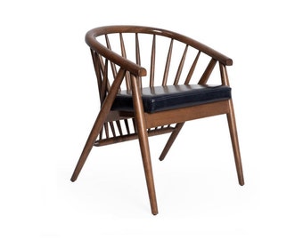 Chaises salon salle à manger chaise inclinable en bois avec accoudoir meubles de salle à manger