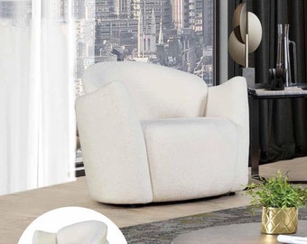 Luxus Sessel Möbel Club Einrichtung Fernseh Lounge Relax Stuhl Textil