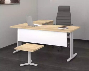 Bureau d'angle table mobilier de bureau mobilier bureaux 180x160 tables