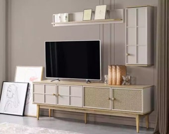 RTV Lowboard Wohnzimmer Möbel Wandschrank Wandregal tv Wohnzimmer Neu