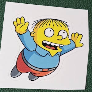 Chibi Flying Ralph Sticker – Arms Out Simpsons Meme (2&quot; Vinyl) + Optional 1/1 Bird Token [Cute Durable Stickers by SliverCreations]