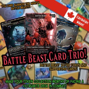 Cartes proxy MTG SliverCreations Invincible : Combattez l'évasion de la bête ! [3 cartes] Le fléau des galaxies jumelles arrive sur le champ de bataille !
