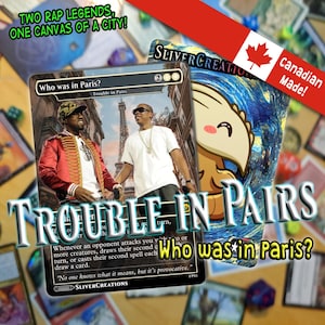 Proxy magique personnalisé | Qui était à Paris ? | Carte parodie Kanye West et Jay-Z | Problème en couple Art alternatif