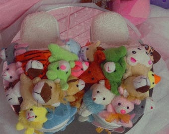 Kids Cutie Teddy Bear Animal Slippers House Shoes Kawaii Gifts Birthday Whimsical Quirky