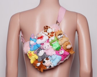 Kids Teddy Bear Crossbody Purse
