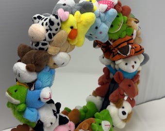 Handgemaakte knuffel knuffel spiegel grillig kamerdecor voor kawaiiliefhebbers