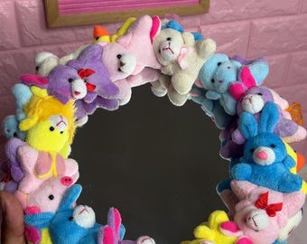 Cutie Teddy Bear Stuffed Animal Mirror