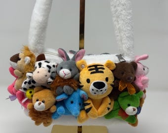 Teddy Bear Mini Purse Clutch - White