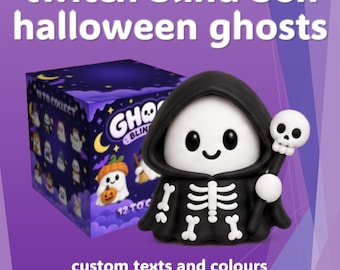 Widget de Caixa Surpresa de Fantasmas de Halloween para Twitch | Recompensa Animada para Transmissão | OBS StreamElements (Download Digital)