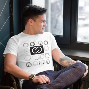 T-shirt en coton premium pour hommes | Style d'emblème | T-shirt premium | T-shirt confortable