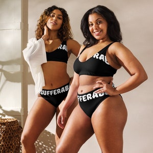 Schickes Sommerschwimmen-Ensemble | Heftiger Bikini mit hoher Taille | Provokanter Sommer-Badeanzug | Badeanzug für die Unerträgliche