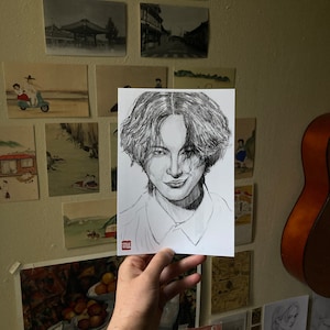 ATEEZ Seonghwa - A5 Kunstskizzendruck