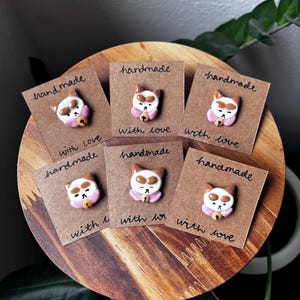 bee and puppycat pins | handmade anime pin