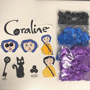 Cute Halloween themed ribbon bouquet kits