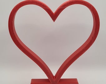 Heart stand / wedding / living room / decoration / Valentine's Day / sustainable / 3D printing / gift / love
