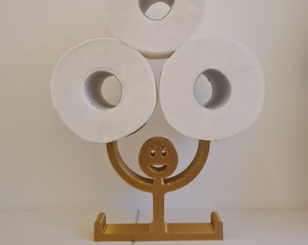 Toilettenpapier Halter / 3D-Druck / Nachhaltig / Badezimmer / Deko / Klopapier