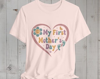 My First Mothers Day T-shirt , Mothers days , Motivational t-shirt , inspirational t-shirt, Bella Canvas 3001, Gift For Mom , Confort Shirt